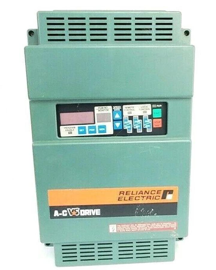 Used RELIANCE ELECTRIC 2GU41002 AC VS DRIVE, GP-2000, 2.7KVA, 2HP, 3 PHASE