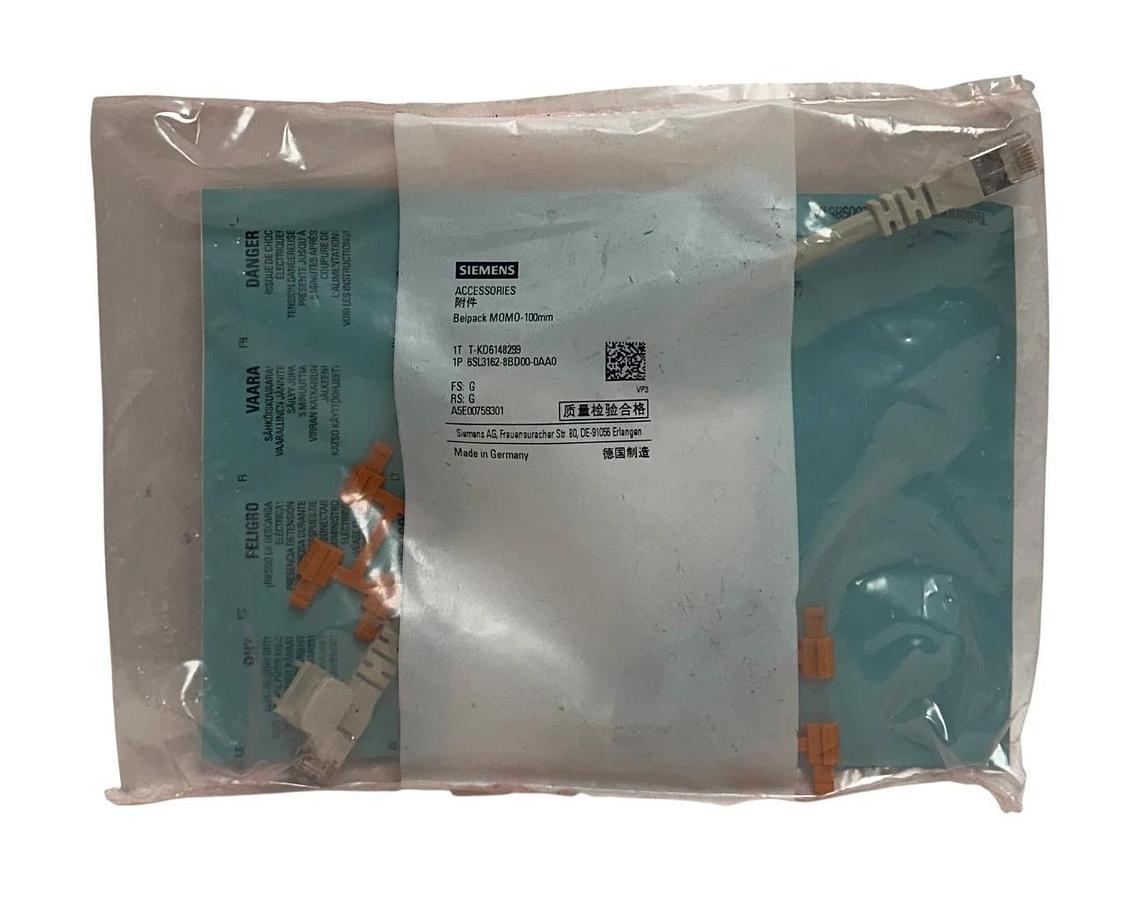 Used SIEMENS 6SL3162-8BD00-0AA0 / 6SL31628BD000AA0 SINAMICS S120 TERMINAL KIT NSFS