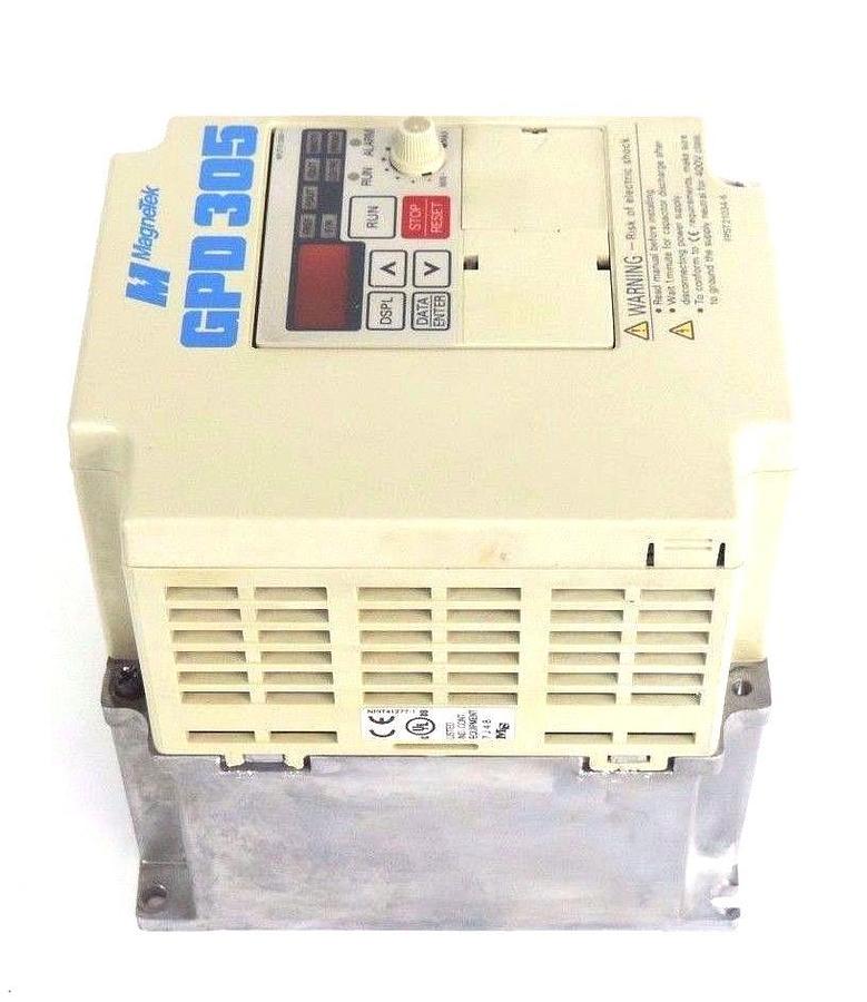 Used MAGNETEK JDB003 2HP DRIVE 3.4AMP, 460VAC, 3PHASE, 50/60HZ, 380-460V, 4.7A, 40P70