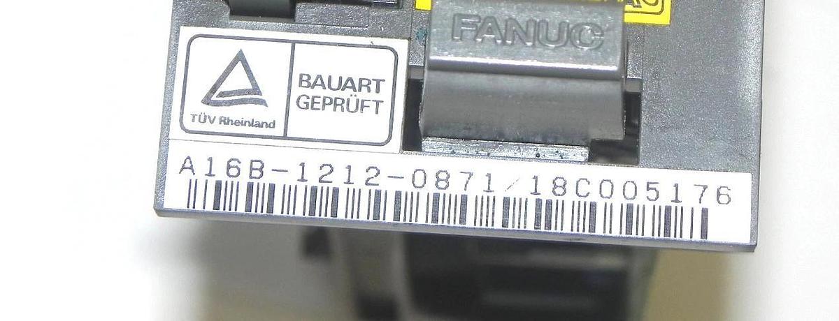 Used FANUC A16B-1212-0871/18C POWER SUPPLY BOARD W/ A20B-8001-0124/03B BOARD