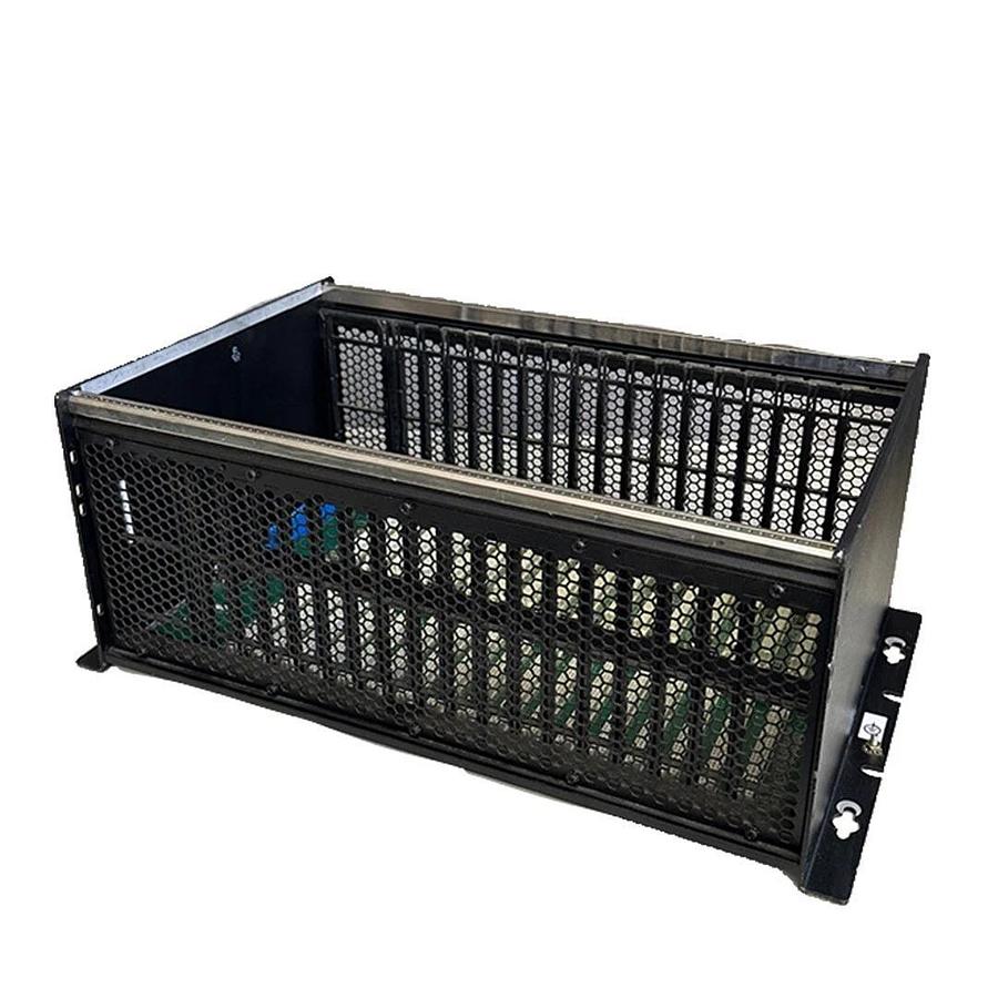 Used GE FANUC IC698CHS017B RX7i WALL (REAR) MOUNT RACK 17-SLOT IC698CHS017