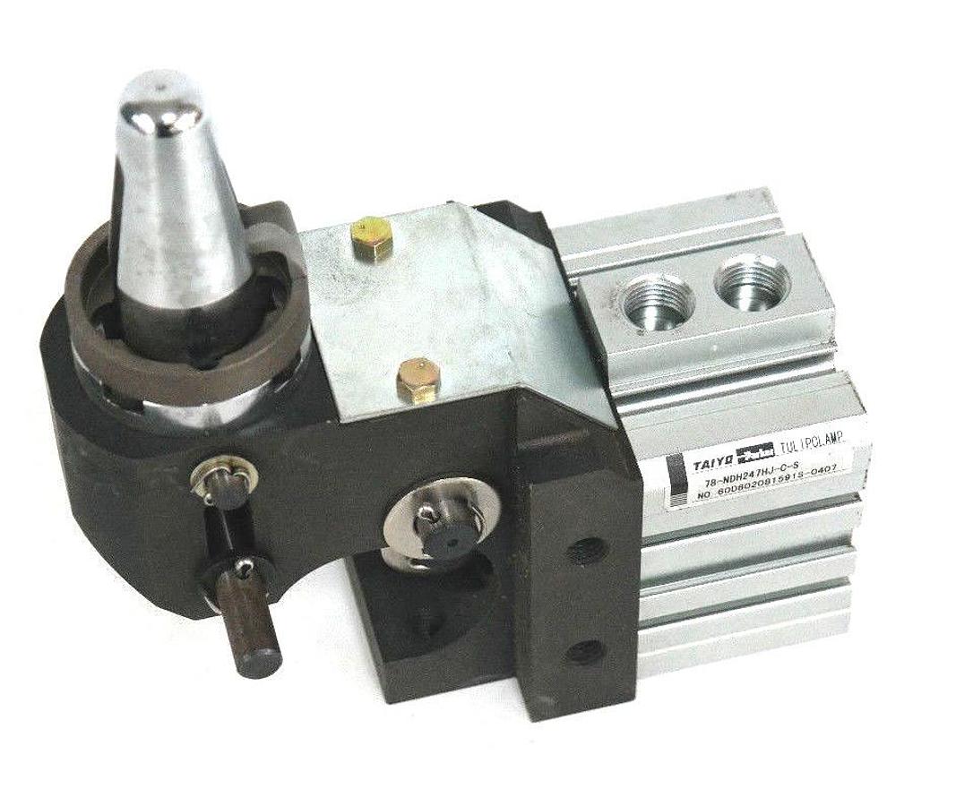Used NEW TAIYO PARKER 78-NDH247HJ-C-S TULIPCLAMP DRAIN HOLE CYLINDER 78NDH247HJCS
