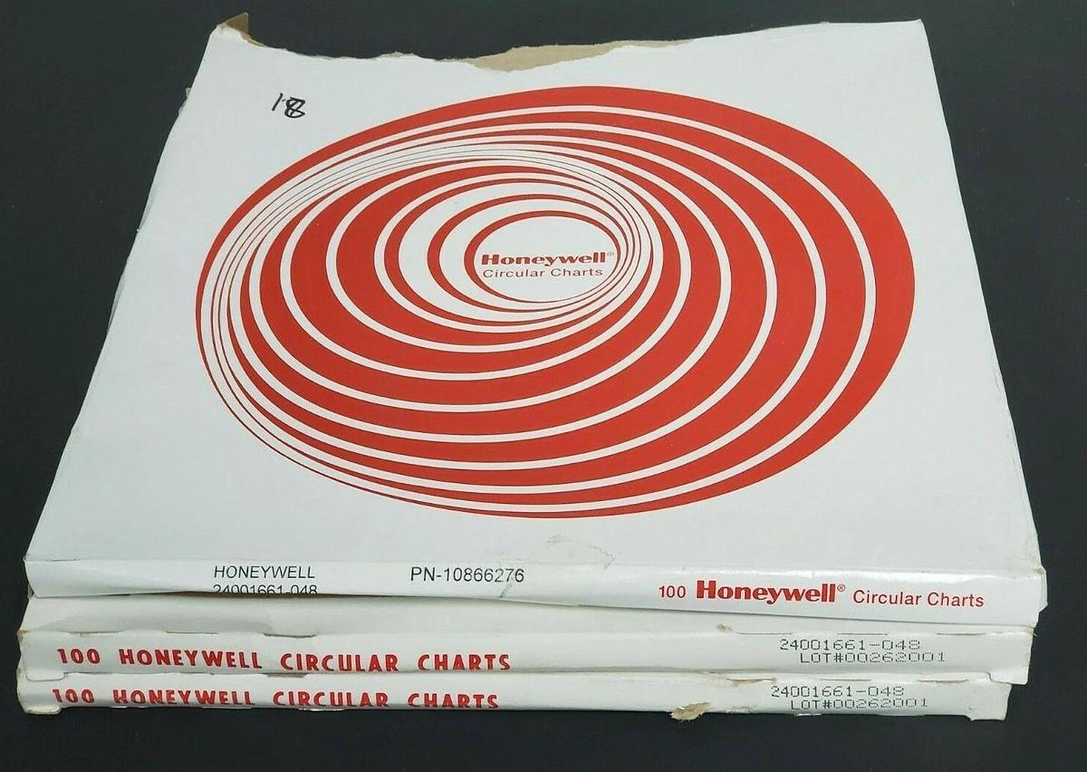 LOT OF 145 NEW HONEYWELL 24001661-048 CIRCULAR CHART RECORDERS PN-10866276