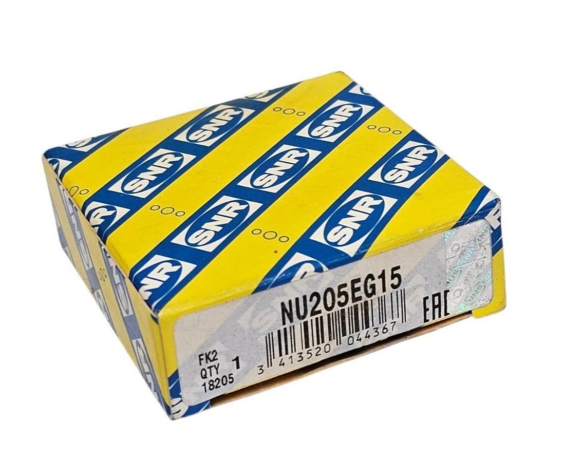 Used NIB SNR NU205EG15 CYLINDRICAL ROLLER BEARING
