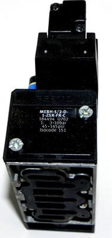 NIB FESTO 184494 SOLENOID VALVE MEBH-5/2-D-1-ZSR-FR-C