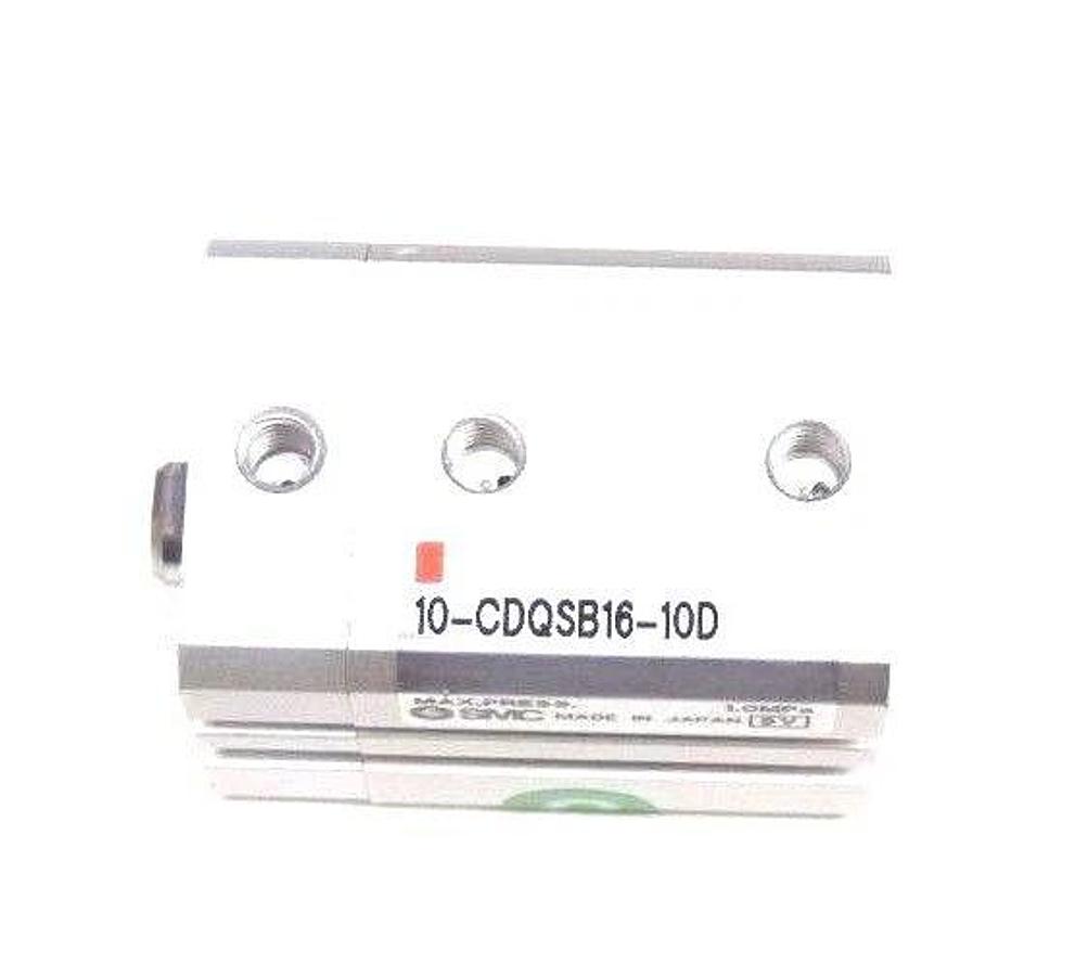 Used NIB SMC 10-CDQSB16-10D PNEUMATIC ROTARY CLAMP CYLINDER 10CDQSB1610D