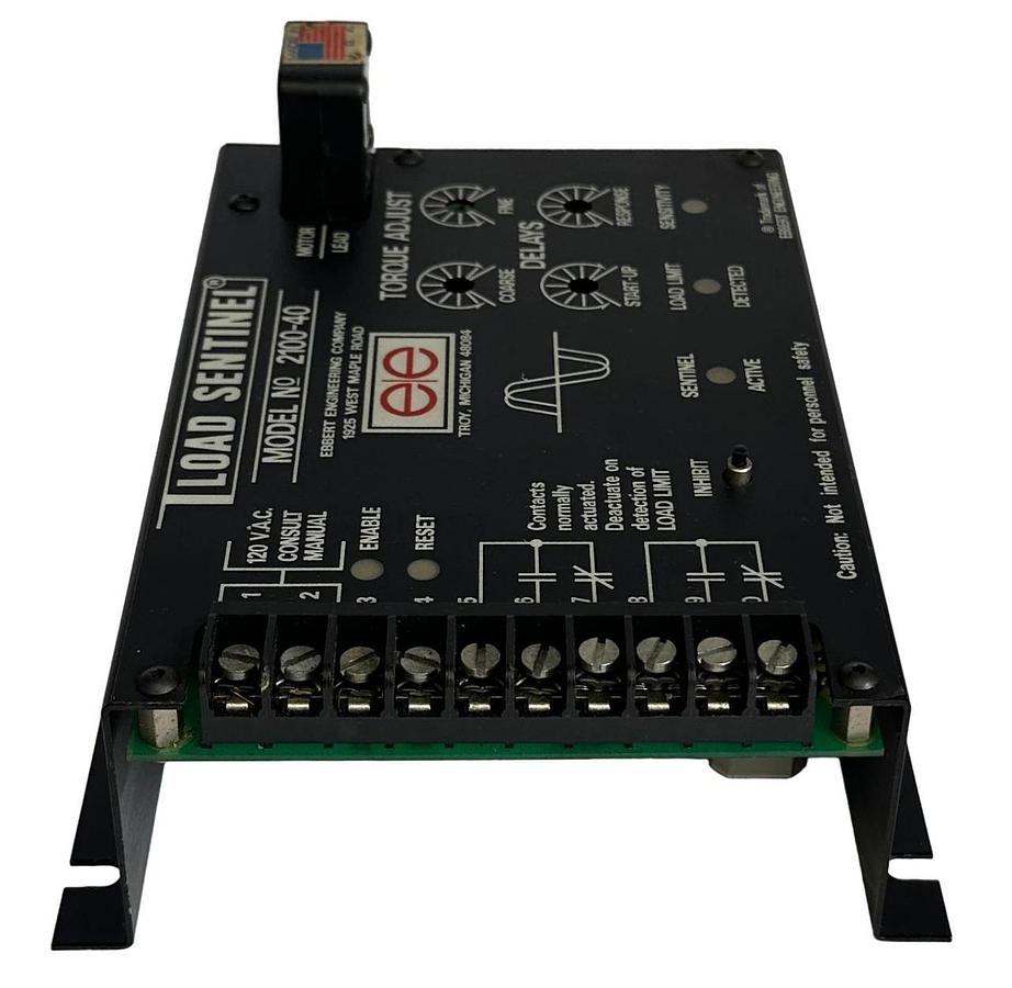 Used EBBERT ENGINEERING MODEL 2100-40 / 210040 LOAD SENTINEL MONITOR MODULE 120VAC