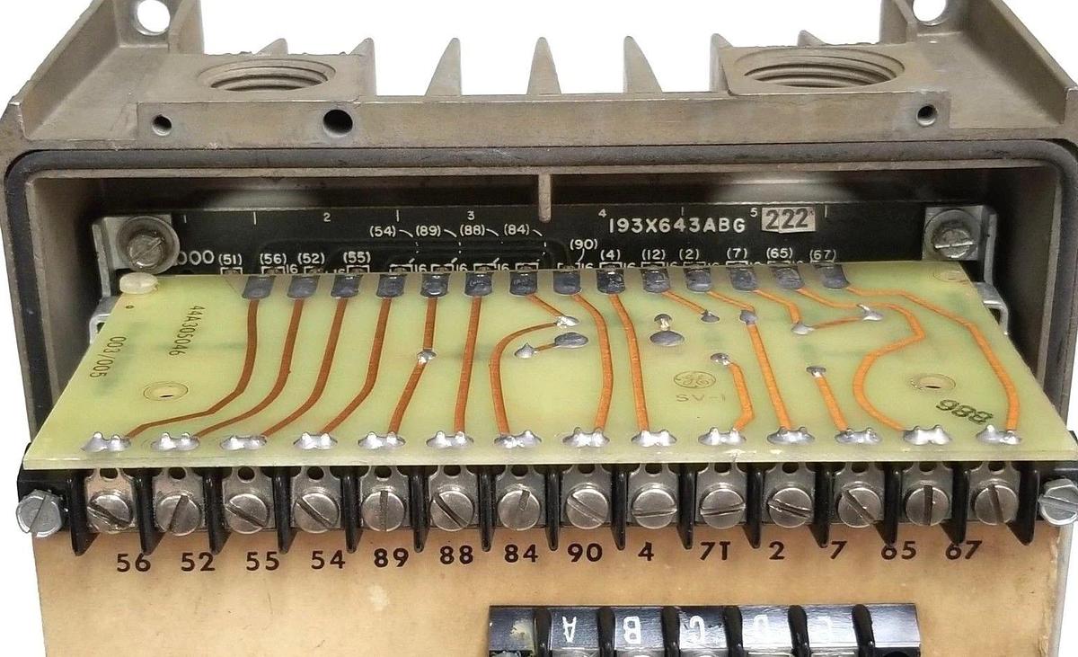 Used GE 6VFWC2100A3 STATOTROL 2 DRIVE 1HP, 193X643ABG 222, 44B331759-G02