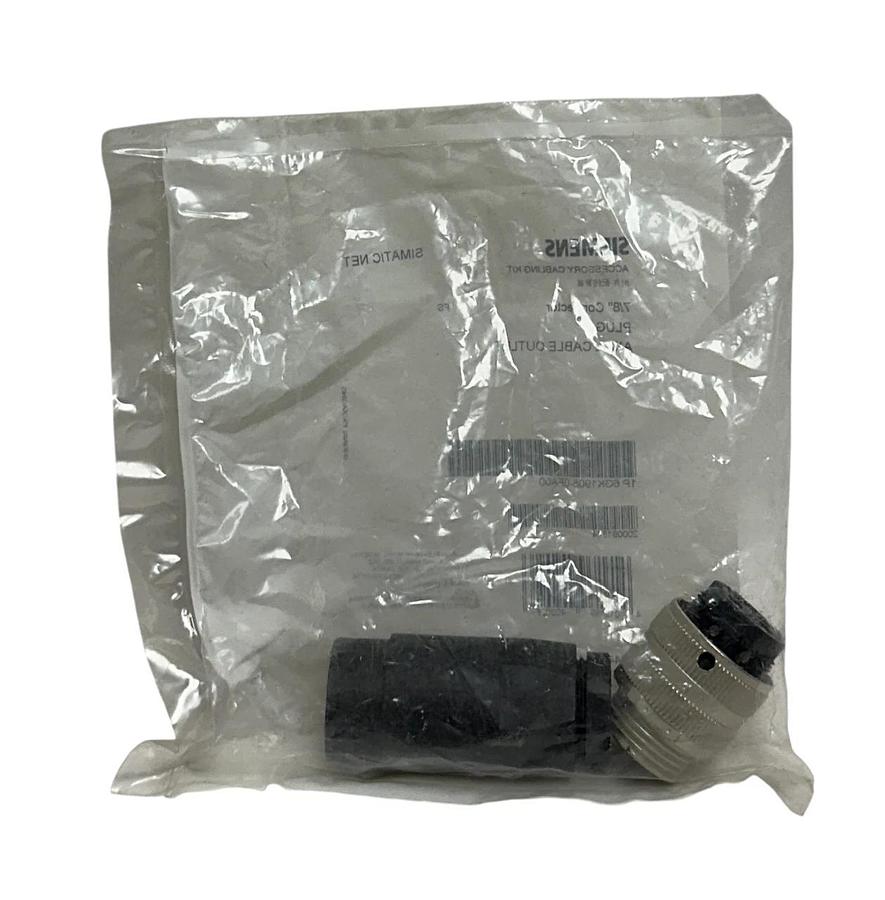 Used 3 SIEMENS 6GK1905-0FA00 / 6GK19050FA00 SIMATIC NET 7/8'' PLUGS AXIAL OUTLET NSFS