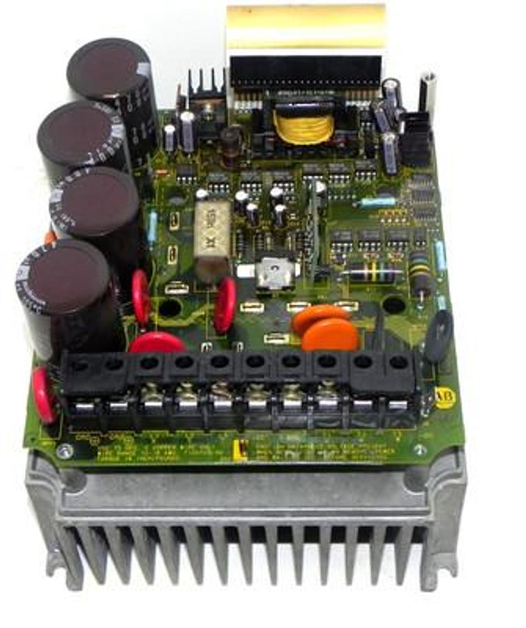 Used ALLEN BRADLEY 42305-118-55 BASE DRIVER BOARD W/ 42305-028-01 HEAT SINK