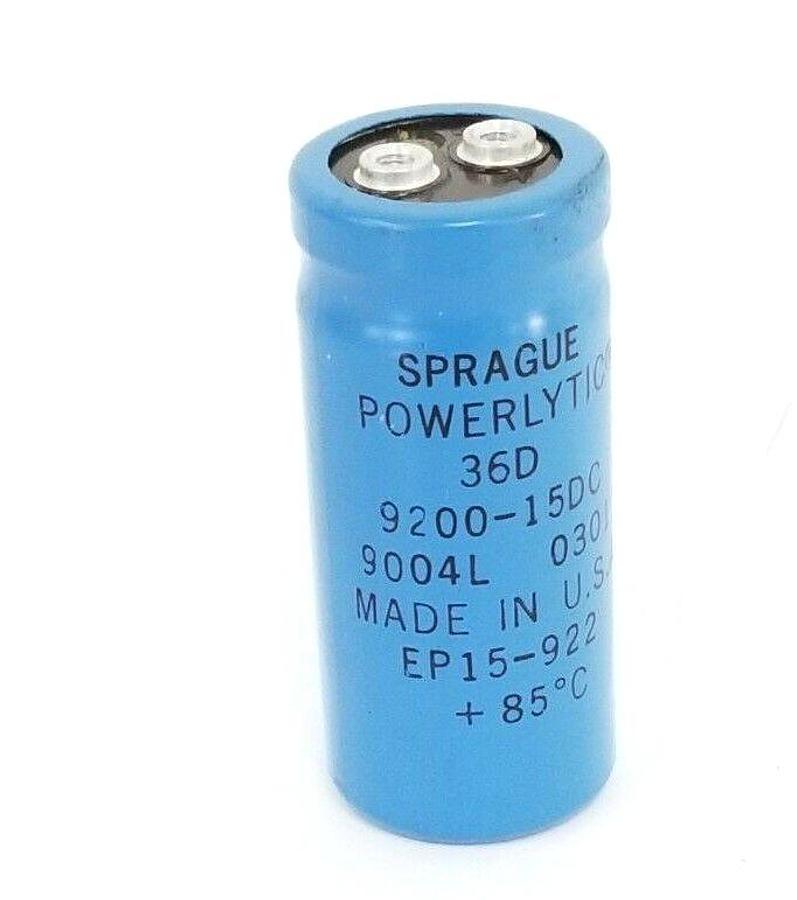 Used VISHAY SPRAGUE RESISTORS 9200-15DC SPRAGUE POWERLYTIC 36D, EP15-922