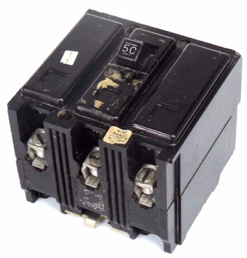 Used WESTINGHOUSE HQNP3050 CIRCUIT BREAKER 50A 240V 3P