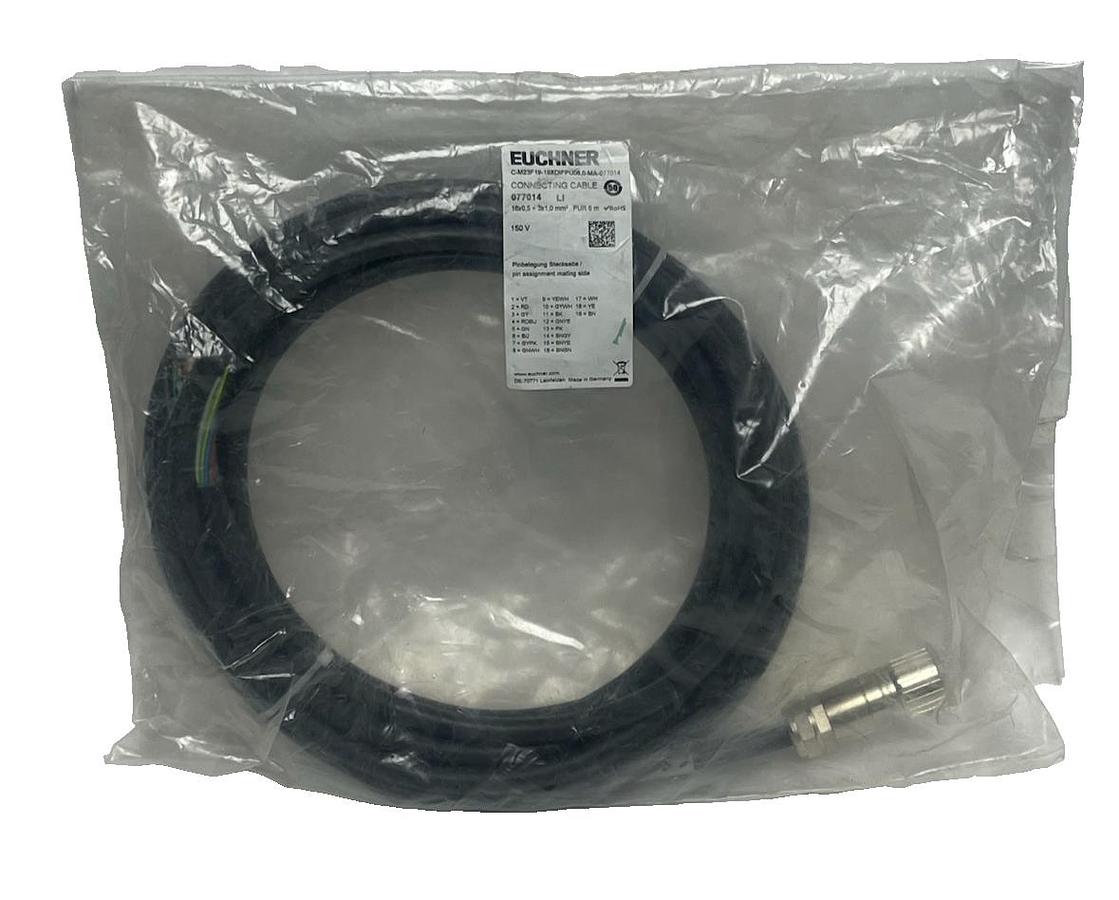 Euchner 077014 Connecting Cable C-M23F19-19XDIFPU06,0-MA-077014 6M - NSFS