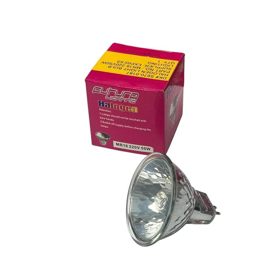 Lot of 6 Futura Lighting MR16 220V 50W Halogen Light Bulb New Surplus In Box