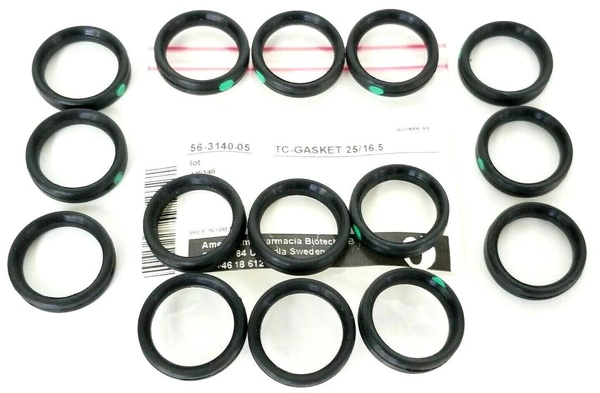 Used BAG OF 15 NEW AMERSHAM 56-3140-05 TC-GASKETS 25/16.5 56314005