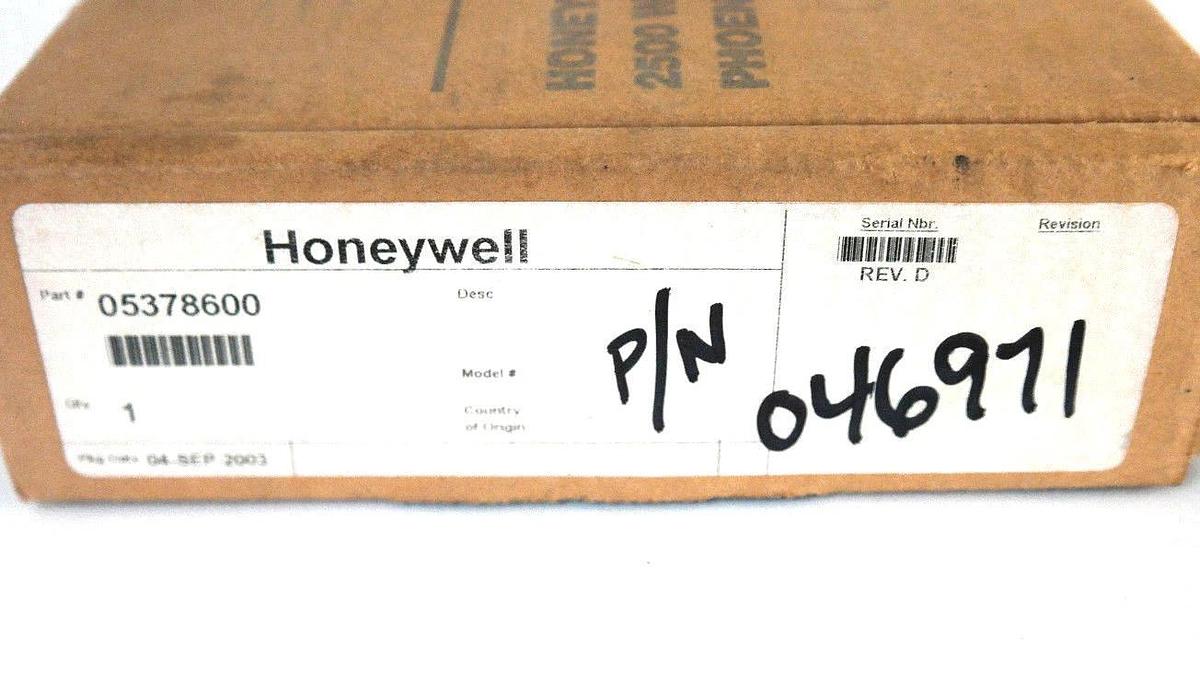 Used NIB HONEYWELL 05378600 PC BOARD REV. D