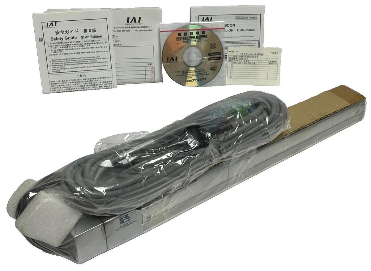 IAI RCS2-SA6D-I-30-6-300 Linear Actuator & SCON-CA-30DI-CC-0-2 Controller Kit