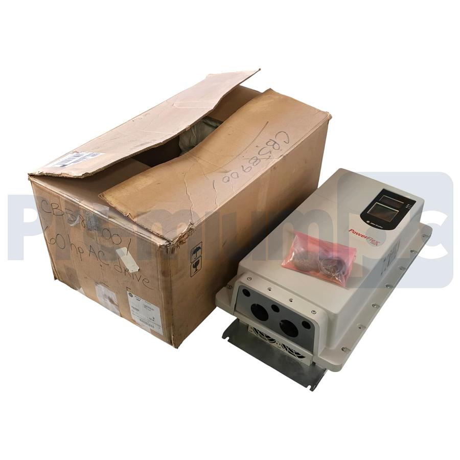 Used Allen Bradley 20F11GD077AA0NNNNN /A PowerFlex 753 AC Drive 480V 60HP NSMP (read)