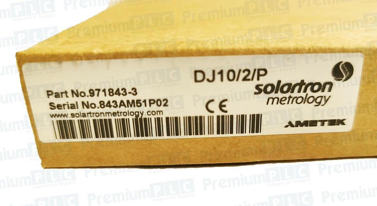 NEW SOLARTRON AMETEK 971843-3 SPRING DIGITAL PROBE W/ 6.35MM TIP DJ10/2/P