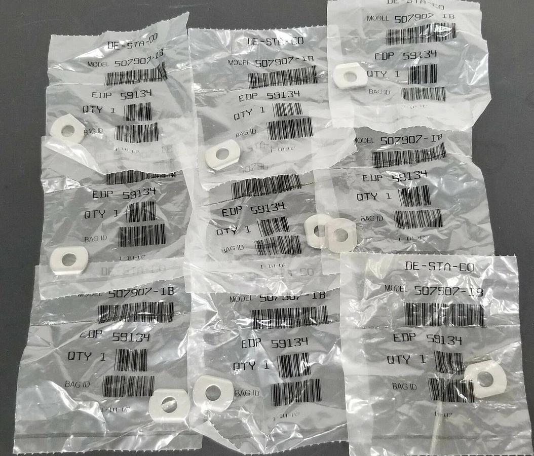 Used LOT OF 9 NEW DE-STA-CO 507907-IB EDP 59134 WASHERS 5/16 SS