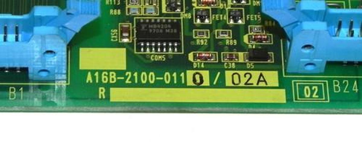 Used FANUC A16B-2100-0110/02A TOP BOARD FOR SERVO AMPLIFIER A16B-2100-0110