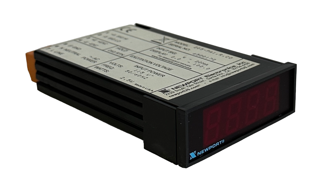Used NEW NEWPORT ELECTRONICS 205-PA1-R-C0 / 205-PA1-R-CO PANEL PROCESS METER 115V