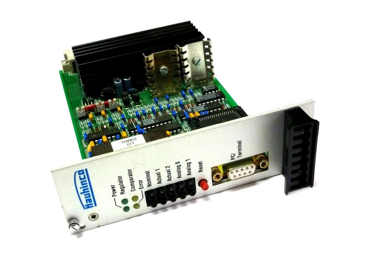 Used HAUHINCO MR1/10446 AMPLIFIER CONTROL CARD RE 1.14 10589/00/00
