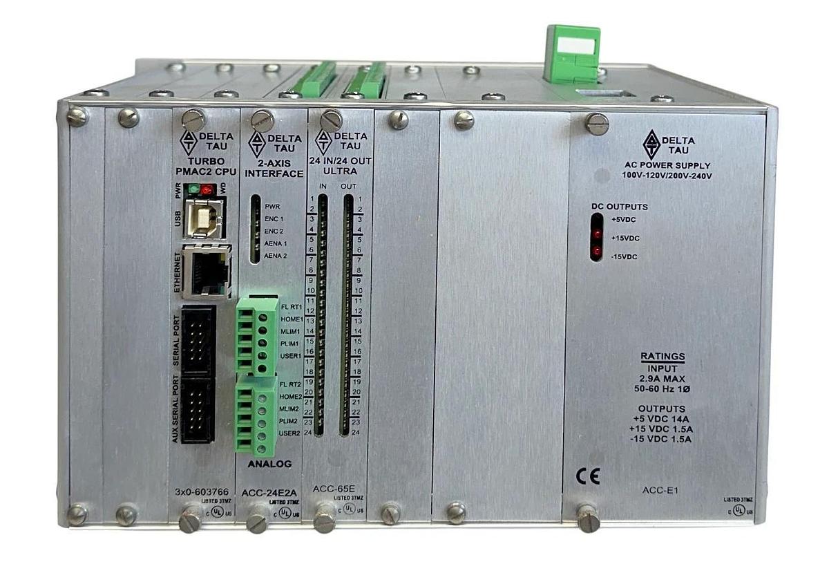 Used DELTA TAU COMPLETE UMAC UNIT 3x0-603766 PMAC2 CPU ENet 5-4269-00-0610-00100 USNP