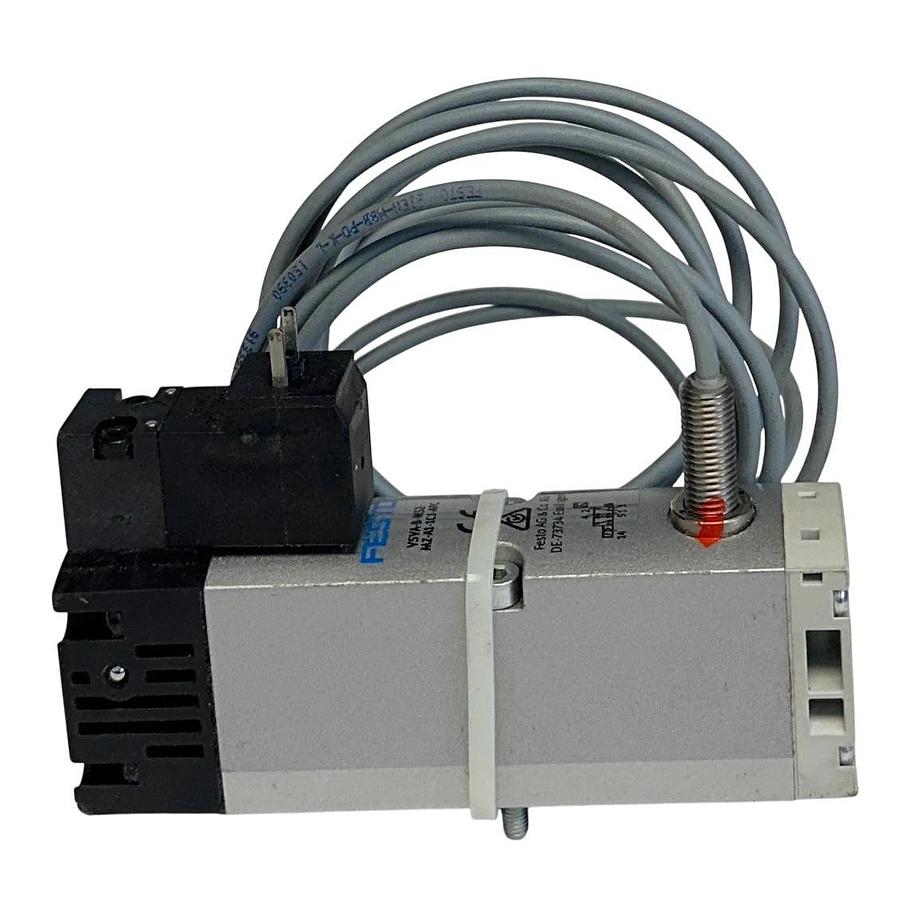 Used FESTO VSVA-B-M52-MZ-A1-1C1-APC / 560725 PNEUMATIC SOLENOID VALVE 5/2-WAY USNP