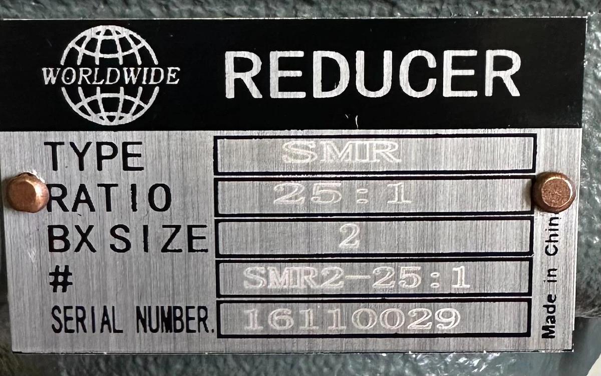 WORLDWIDE SMR2-25:1 / SMR2251 SMR SHAFT MOUNTED GEAR REDUCER 25:1 BX SIZE 2 NSNP