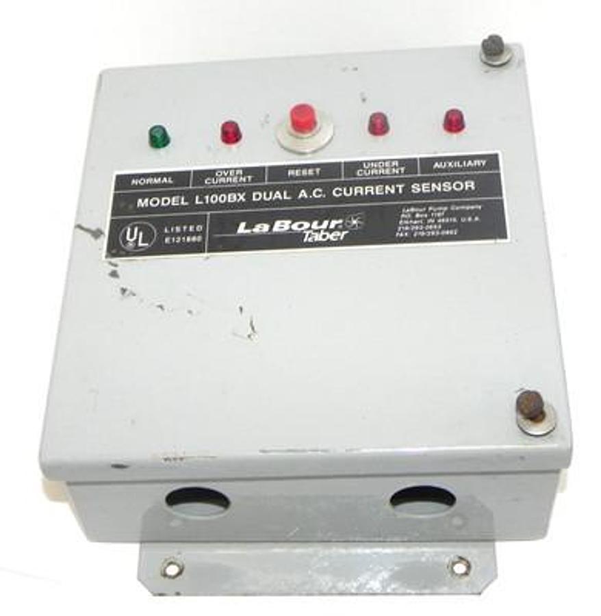 Used LABOUR TABER MODEL L100BX DUAL A.C. CURRENT SENSOR
