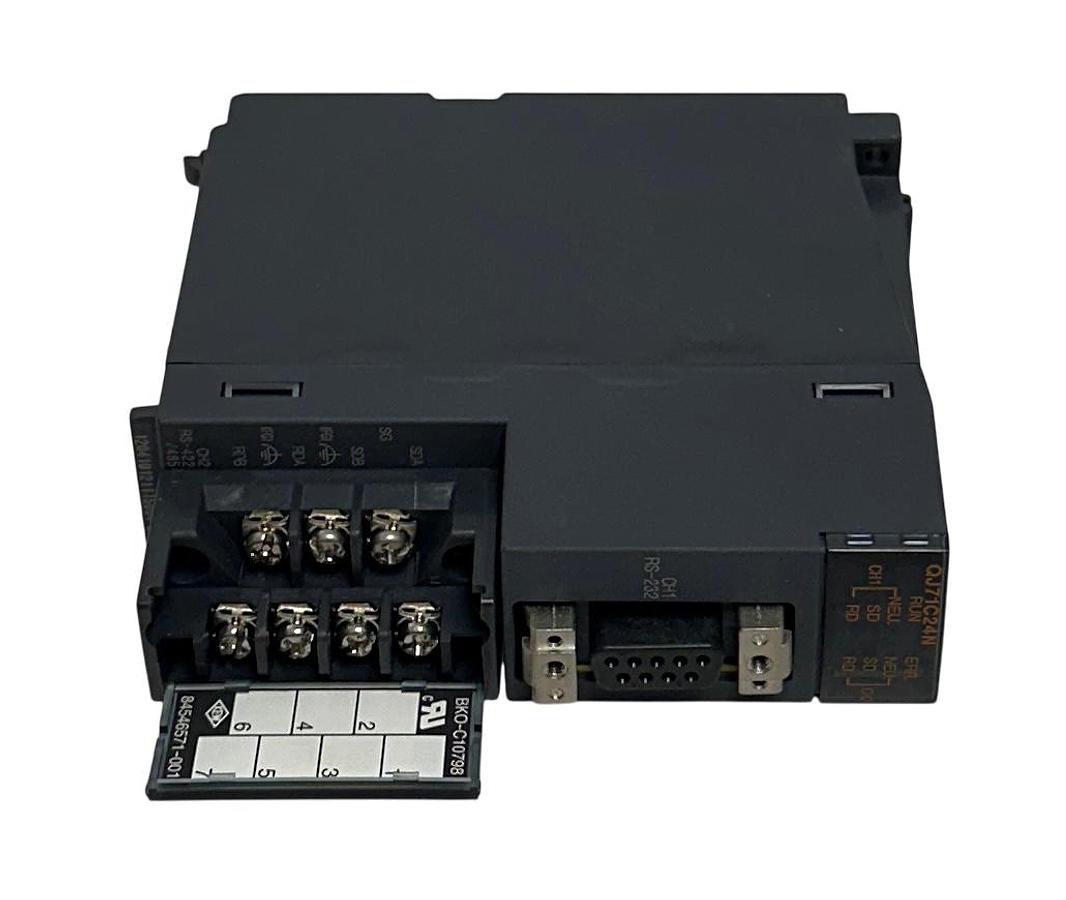 Used MITSUBISHI ELECTRIC QJ71C24N MELSEC-Q RS-232 / RS-422 / 485 MODULE 5VDC NSNP