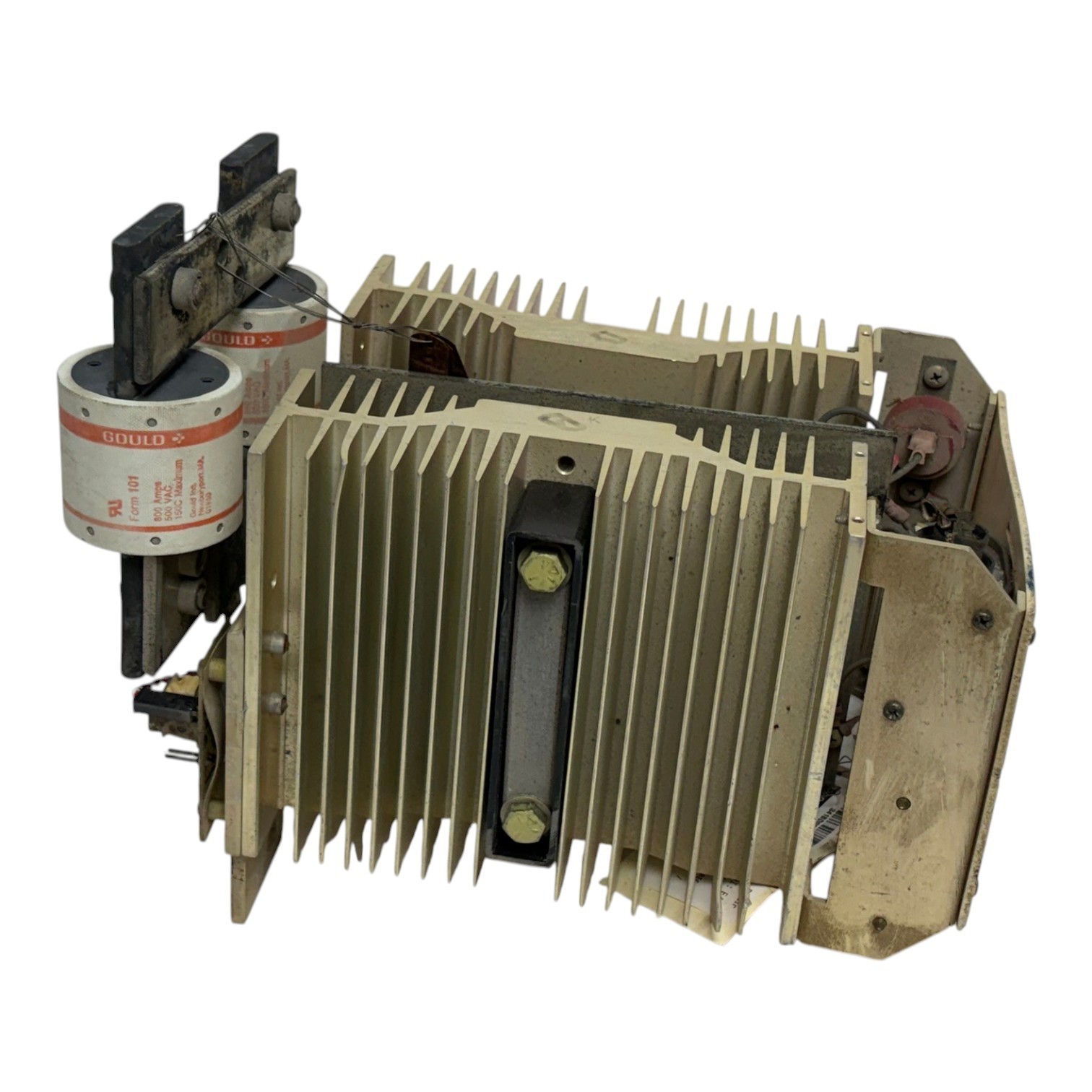 Used Reliance Electric 8646674RD SCR Rectifier Assembly with Gould A50P800 Fuses