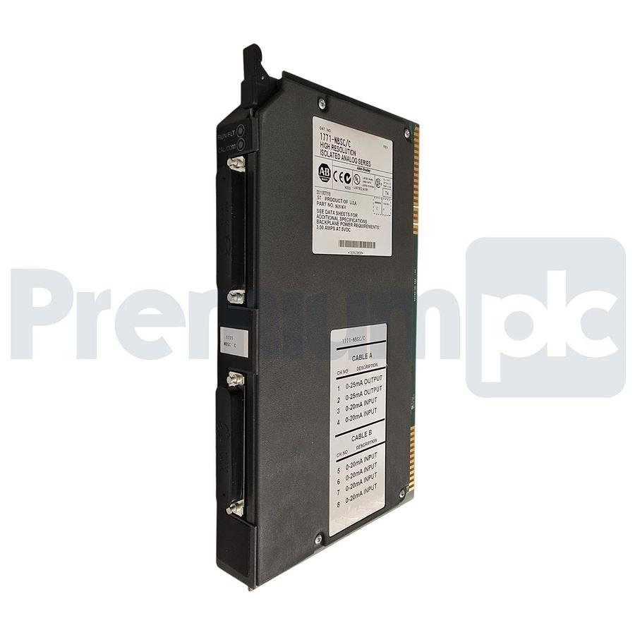 ALLEN BRADLEY 1771-NBSC /C PLC-5 HIGH RESOLUTION ISOLATED ANALOG MODULE 1771NBSC