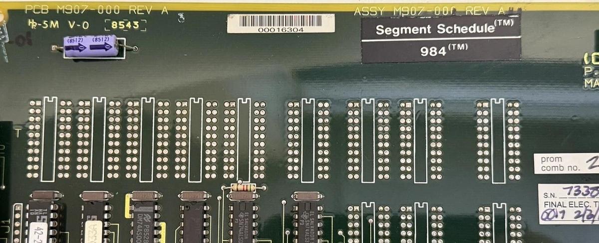Refurbished MODICON P5-984B-832 Programmable Controller 984 Series 5-Slot PLC Rack P5984B832