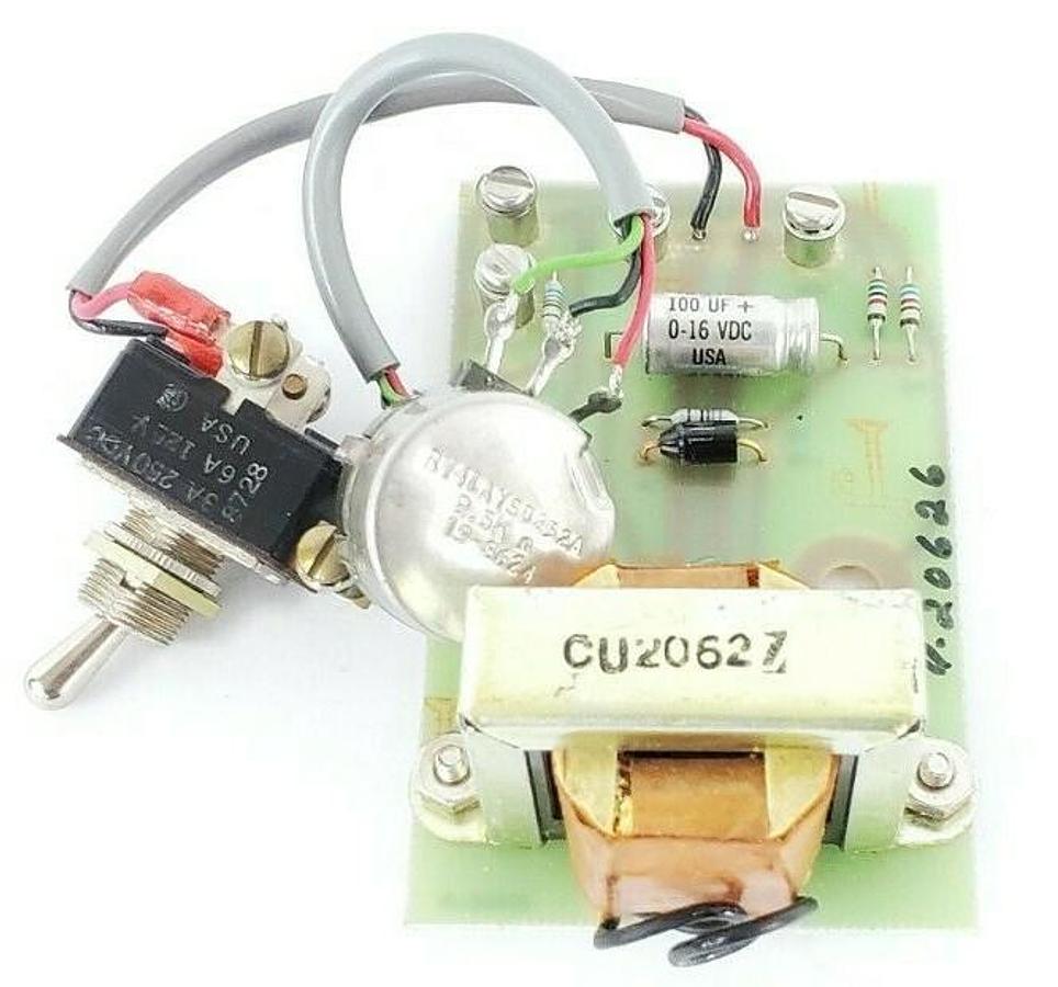 Used GENERIC M31-7803 CIRCUIT BOARD ASSY W/ SWITCH & POTENTIOMETER U-20631 U-20626