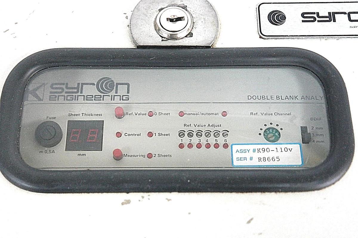 Refurbished REPAIRED SYRON K90-110V DOUBLE BLANK ANALYZER K90110V