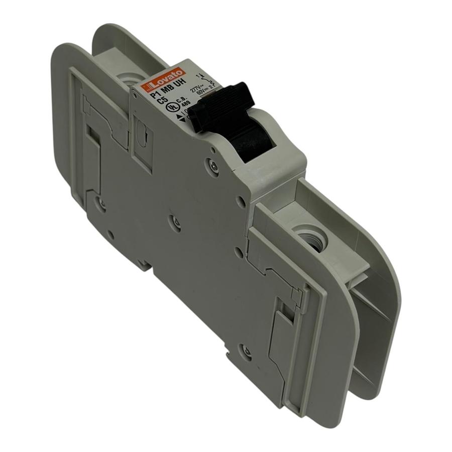 Used Lovato P1 MB UH C5 Miniature Circuit Breaker 1 Pole 5A C Curve UL 489 New