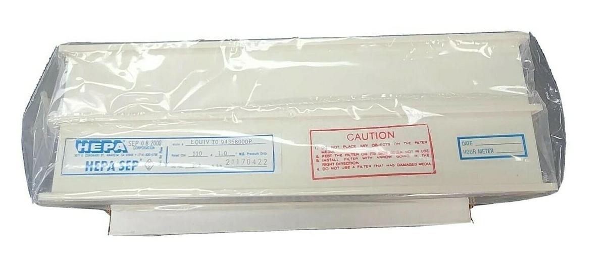NIB HEPA 94358000 FILTER EQUIV TO 94358000P