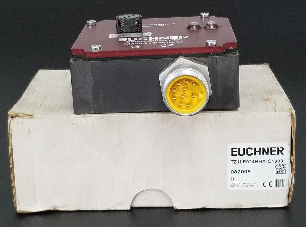 Used EUCHNER TZ1LE024BHA-C1903 SAFETY SWITCH TZ, 082095, TZ1LE024BHAC1903