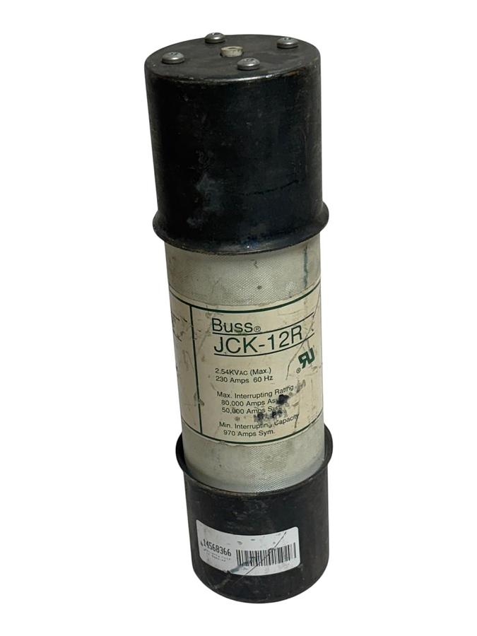 Used Bussmann JCK-12R Medium Voltage Fuse 2.54kVAC 230A