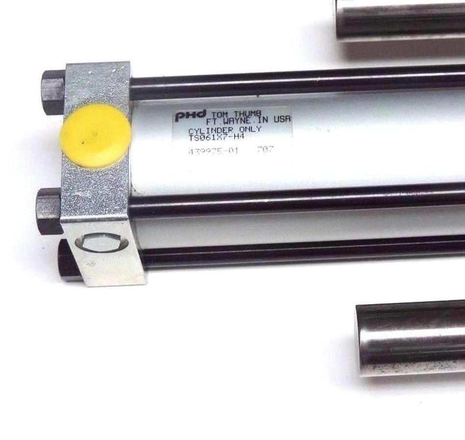 Used NEW PHD INC. TS061X7 PNEUMATIC SLIDE W/ PHD TS061X7-H4 CYLINDER, TS061X7H4