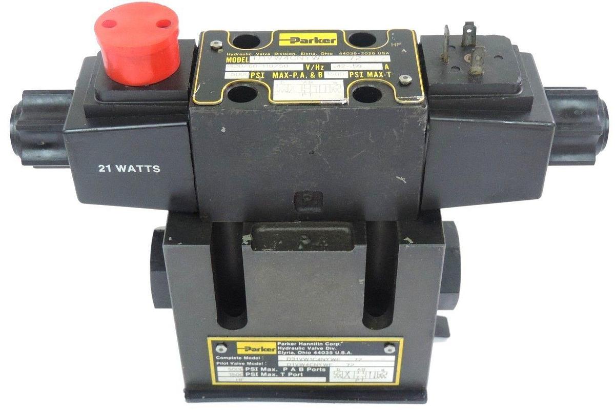 Used PARKER D1VW4CNYWF 72 VALVE COMPLETE MODEL D31VW1C4NYWE 72