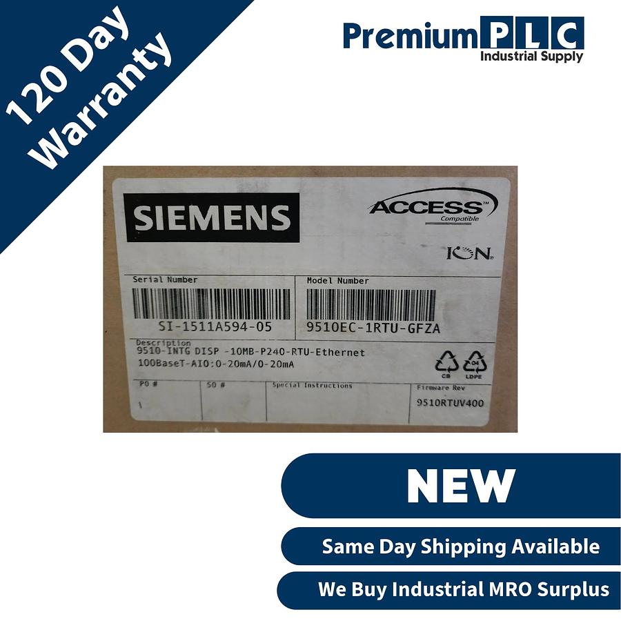 Used SIEMENS 9510 POWER QUALITY METER WITH INTEGRATED DISPLAY 9510EC-1RTU-GFZA NSMP