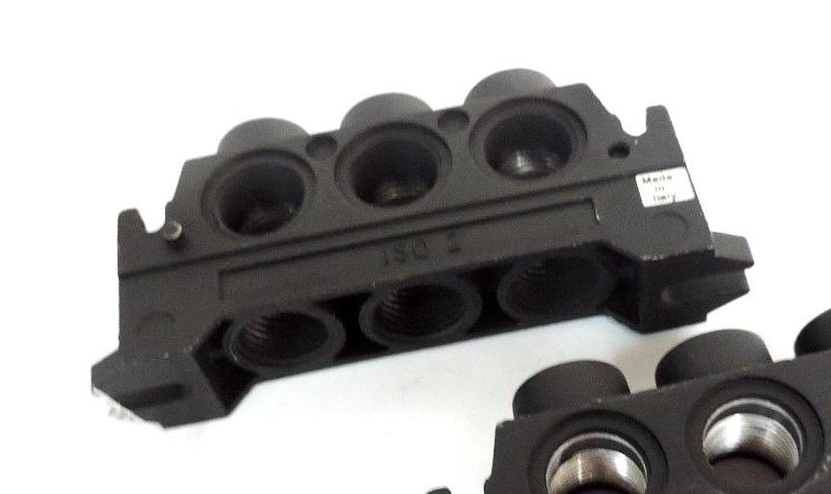 Used LOT OF 2 NEW NORGREN ISO 2 END PLATE MANIFOLD BLOCKS