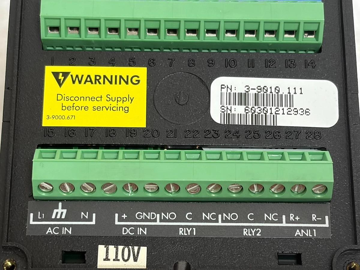 Used GF Signet 3-9010.111 Intelek-Pro 9010 Flow Controller 110V FOR PARTS OR REPAIR
