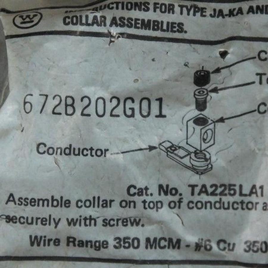 Used NEW WESTINGHOUSE 672B202G01 TERMINAL ASSEMBLY