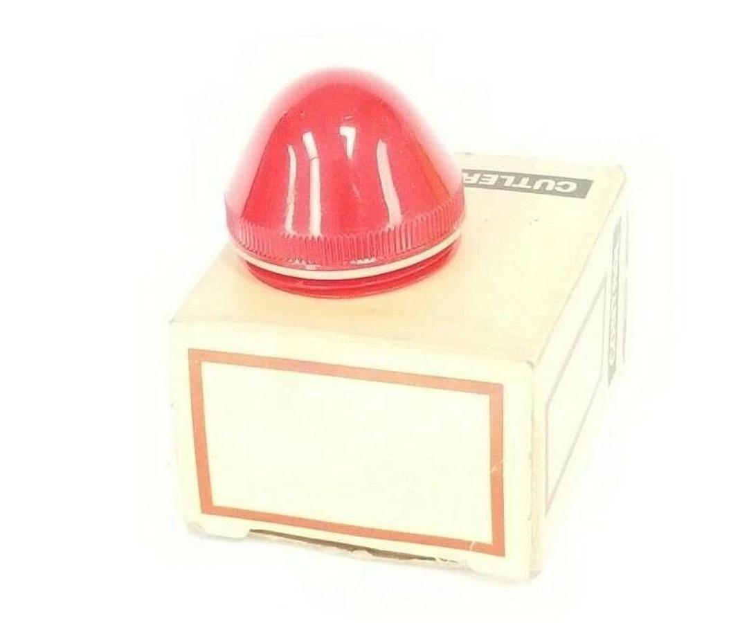 Used NIB EATON CUTLER-HAMMER 10250TC1 RED PLASTIC LENS