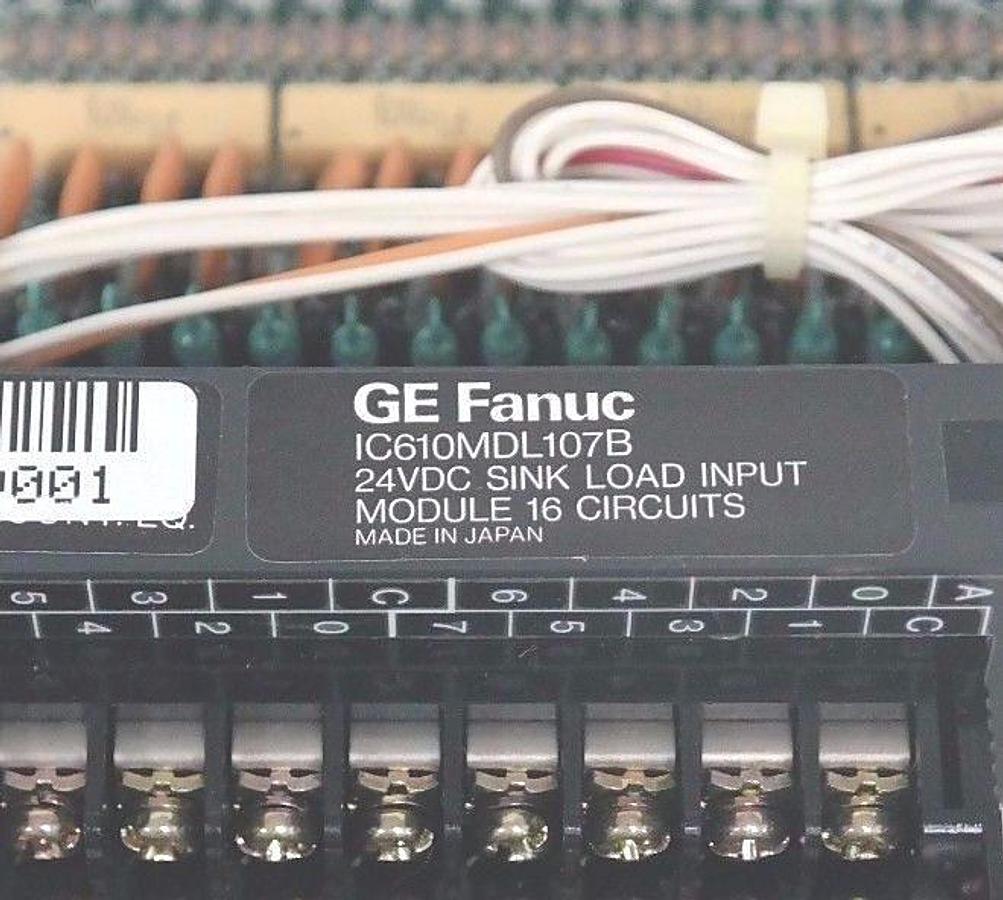 NIB GE FANUC IC610MDL107B SERIES ONE PROGRAMMABLE MODULE 24VDC SINK LD IN/16