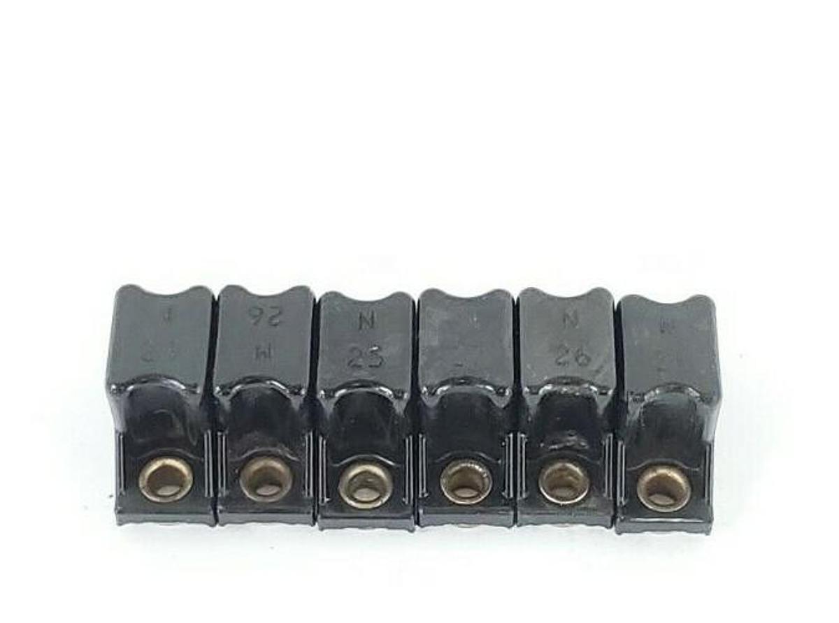Used LOT OF 6 ALLEN BRADLEY HEATER ELEMENTS N25, N26, N27, N29